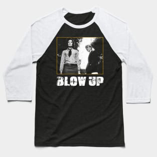 BlowUp's Artistic Whimsy Tee Inspired by the Photographic Puzzles and Fashionable Flourish of the Film Baseball T-Shirt